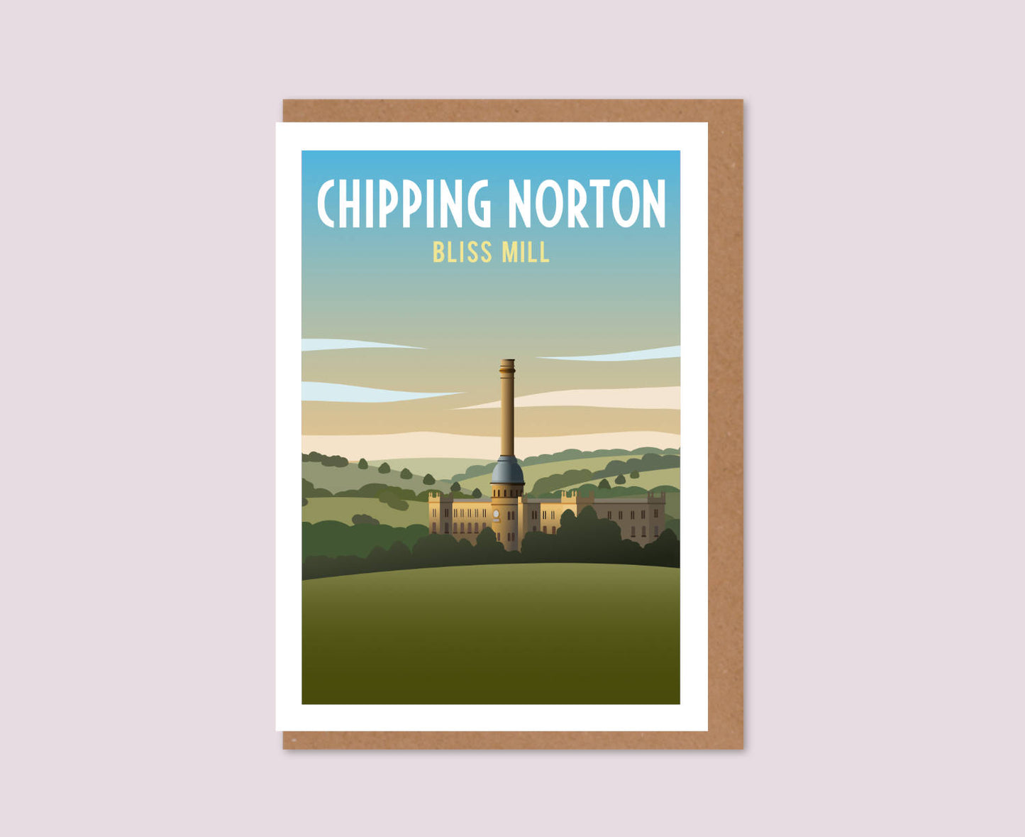Chipping Norton Bliss Mill Greeting Card Design