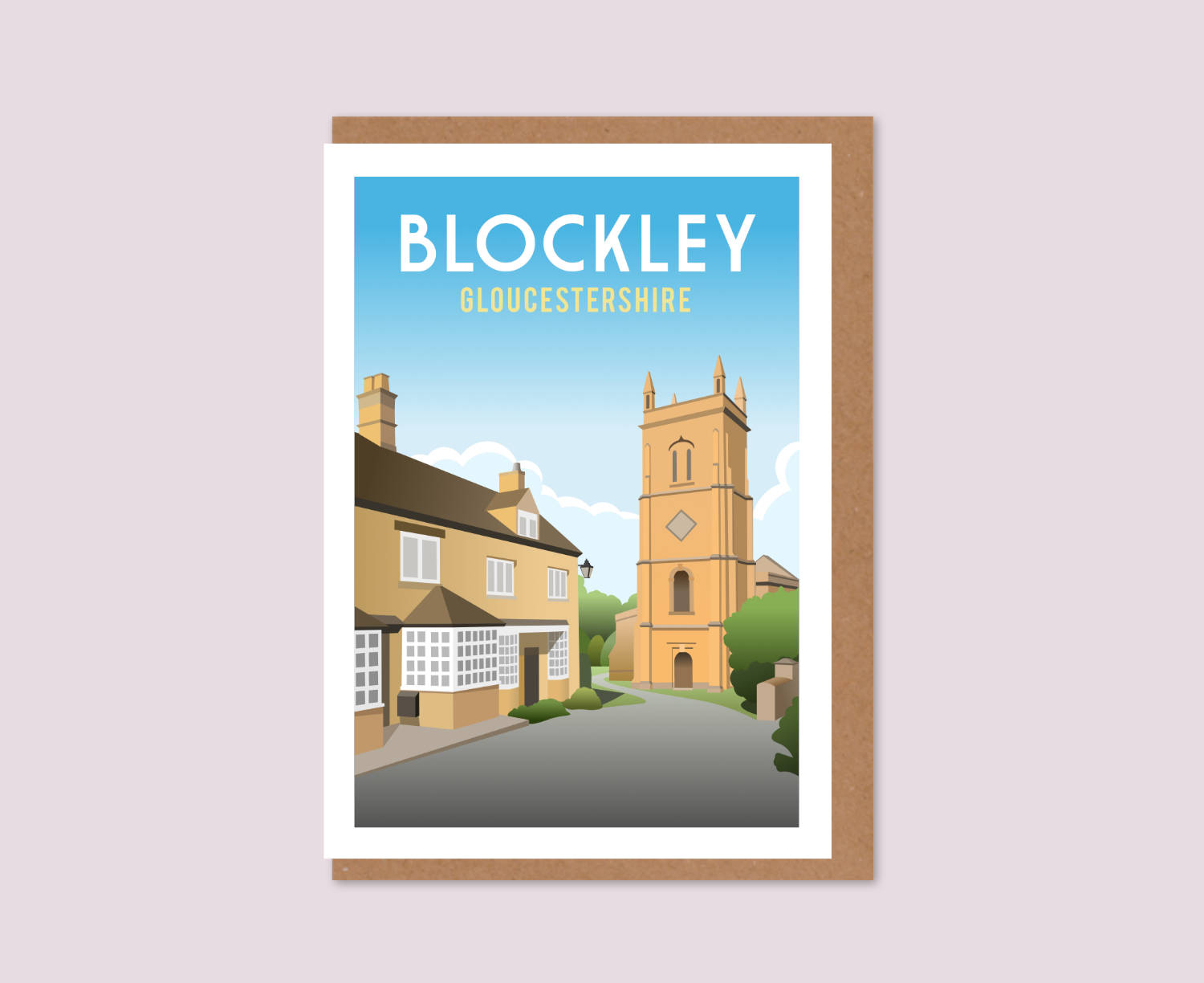 Blockley Church Greeting Card