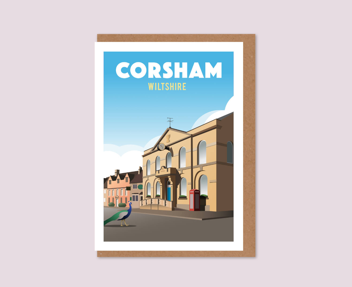 Corsham Town Hall Greeting Card