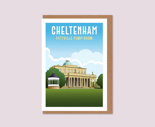 Cheltenham Pittville Pump Room Greeting Card Artwork