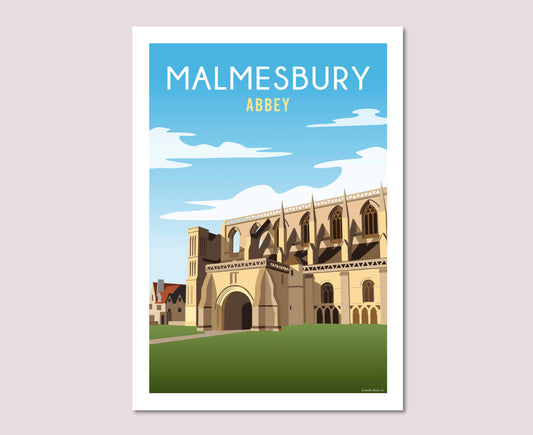 Malmesbury Abbey Poster Print
