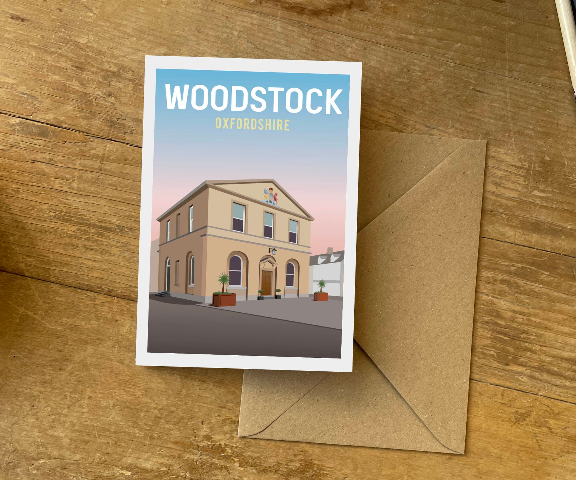 Woodstock Greeting Card with envelope