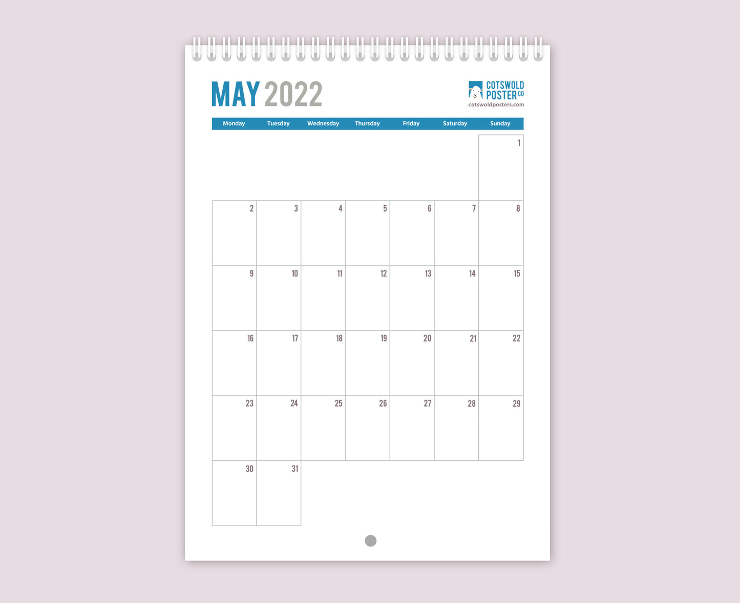 Stroud and Around 2022 Calendar month page May