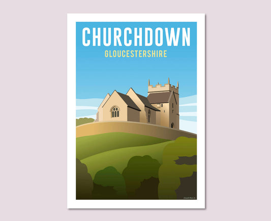 Churchdown Poster Print