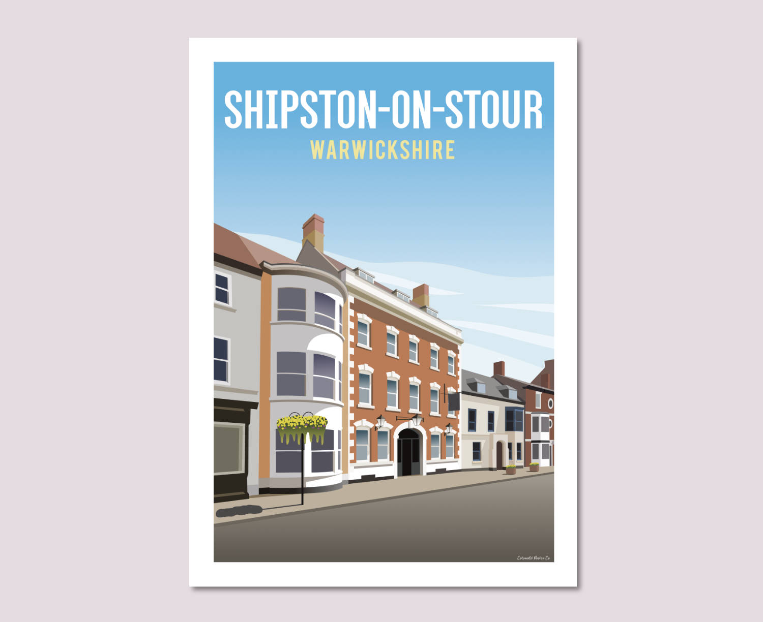 Shipston-on-Stour Poster Art Print