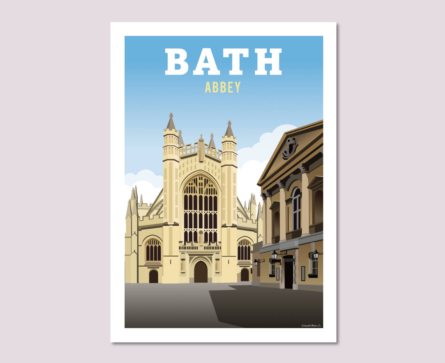 Bath Abbey Poster Print