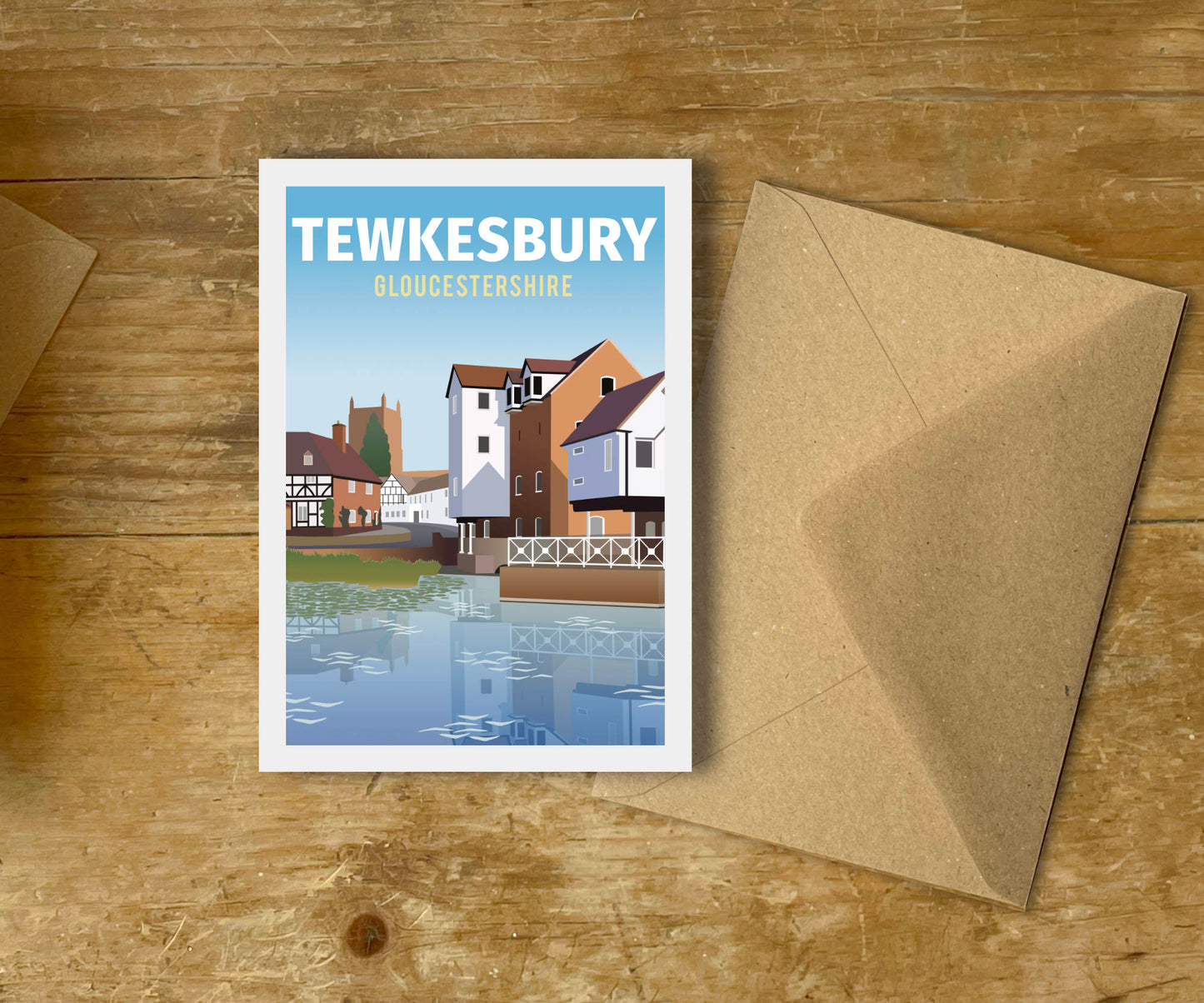 Tewkesbury Mill Greeting Card notecard
