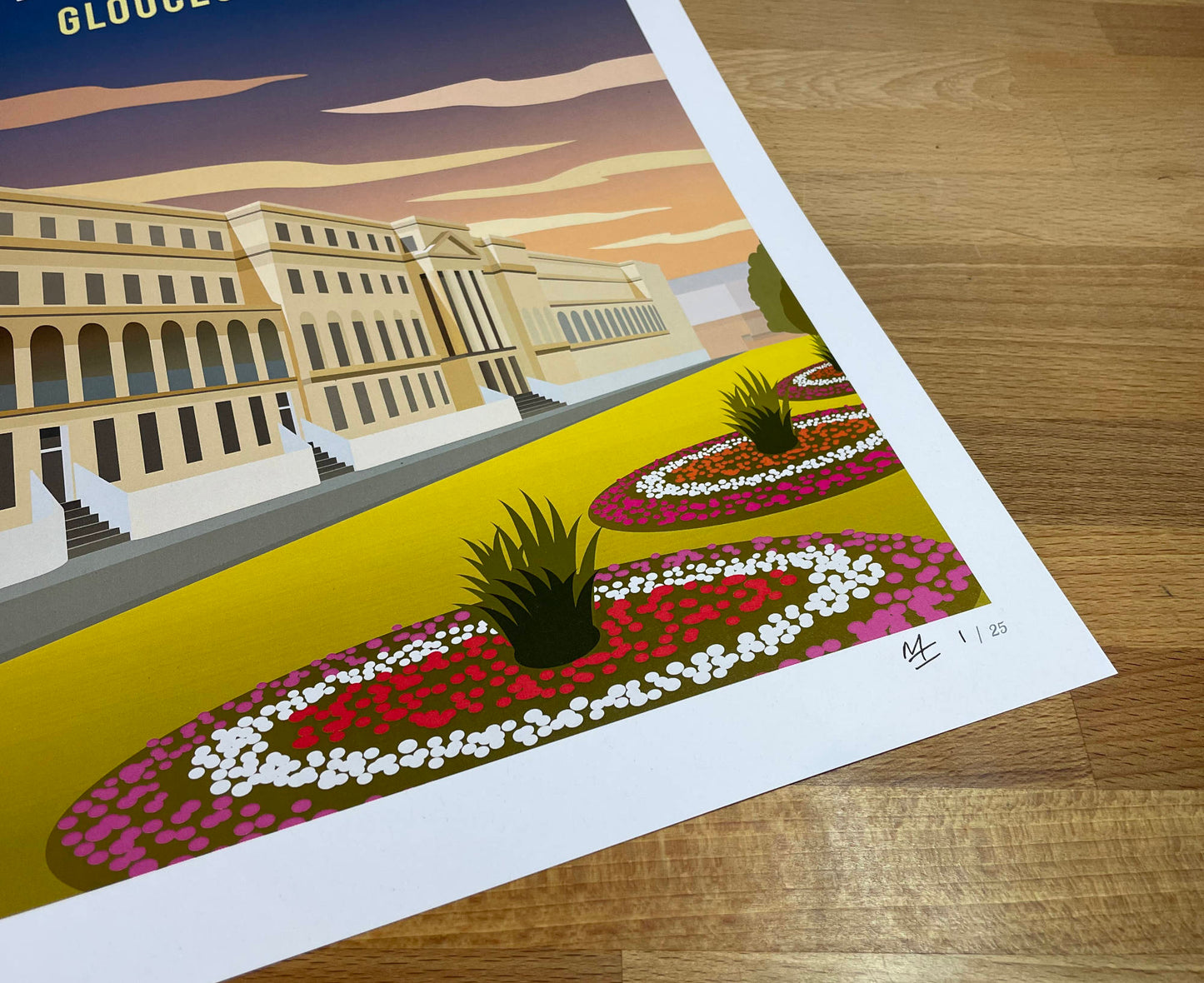 Cheltenham Limited Edition Poster Close-up