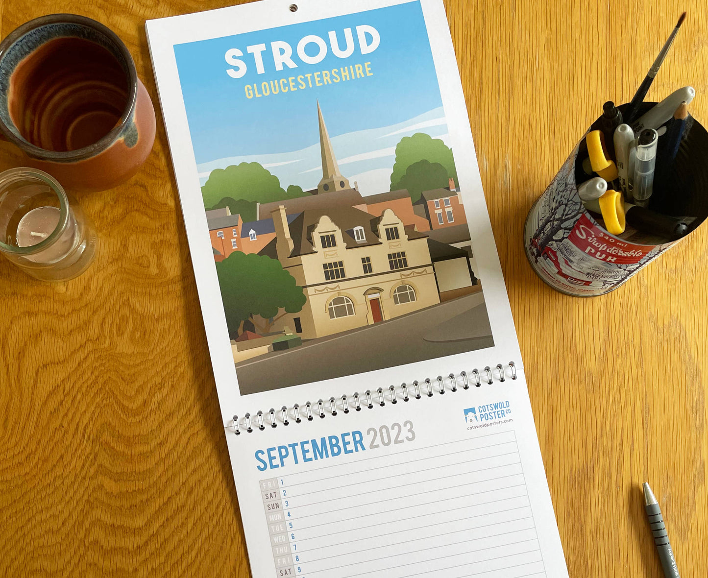 Cotswolds 2023 Calendar Stroud view