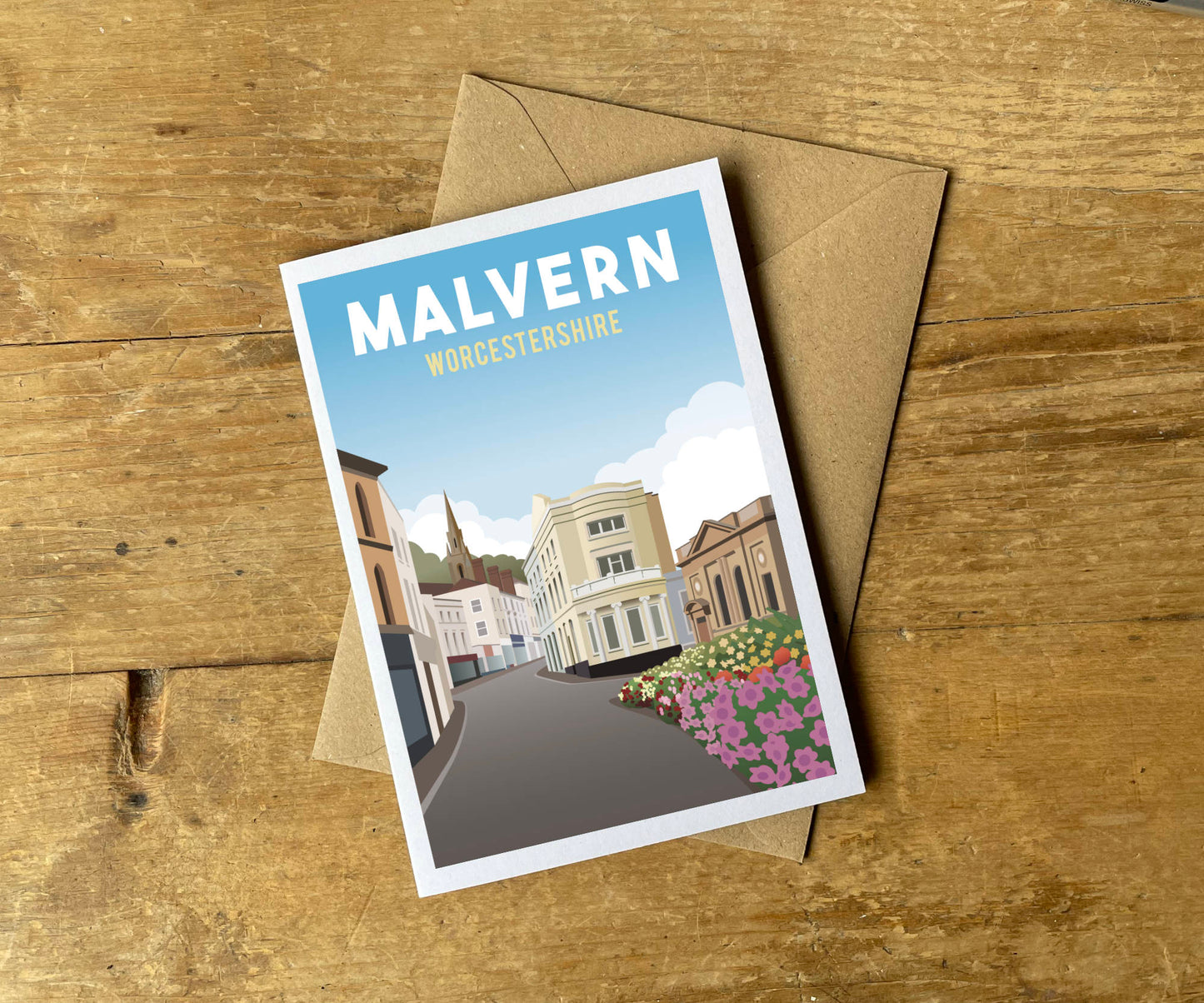 Malvern Greeting Card Artwork Envelope