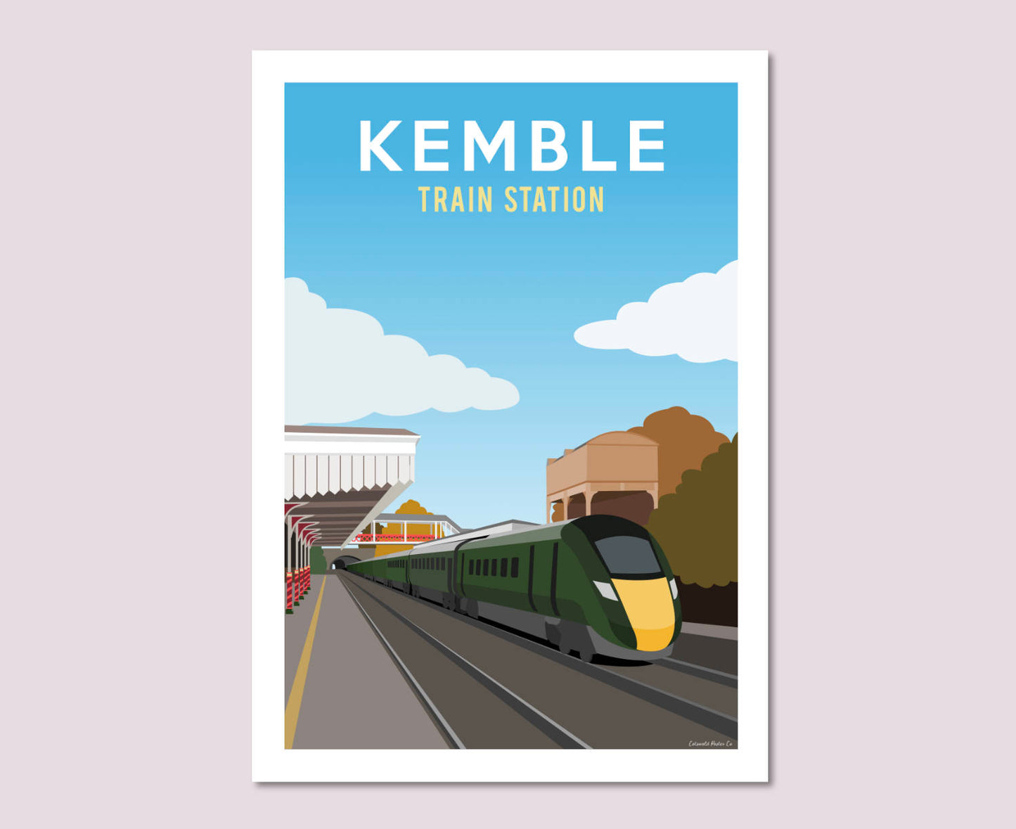 Kemble Train Station Poster
