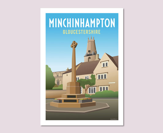 Minchinhampton Village Poster