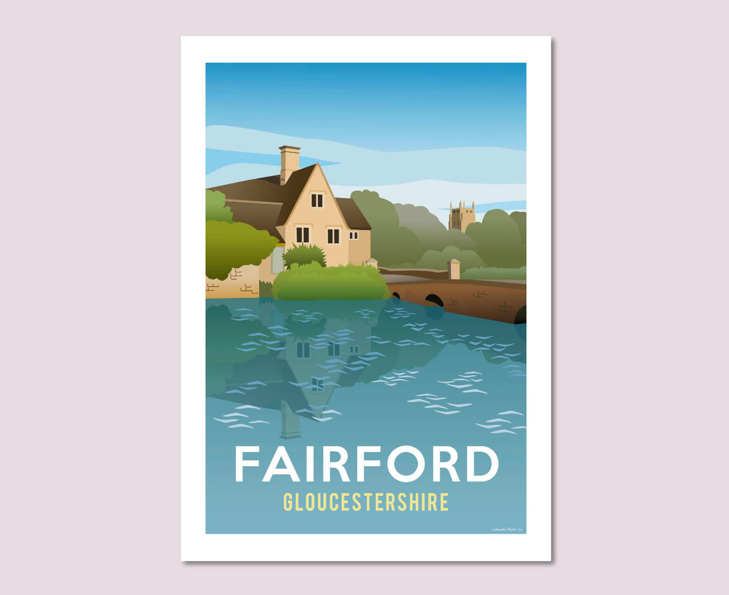 Fairford Mill Poster Print