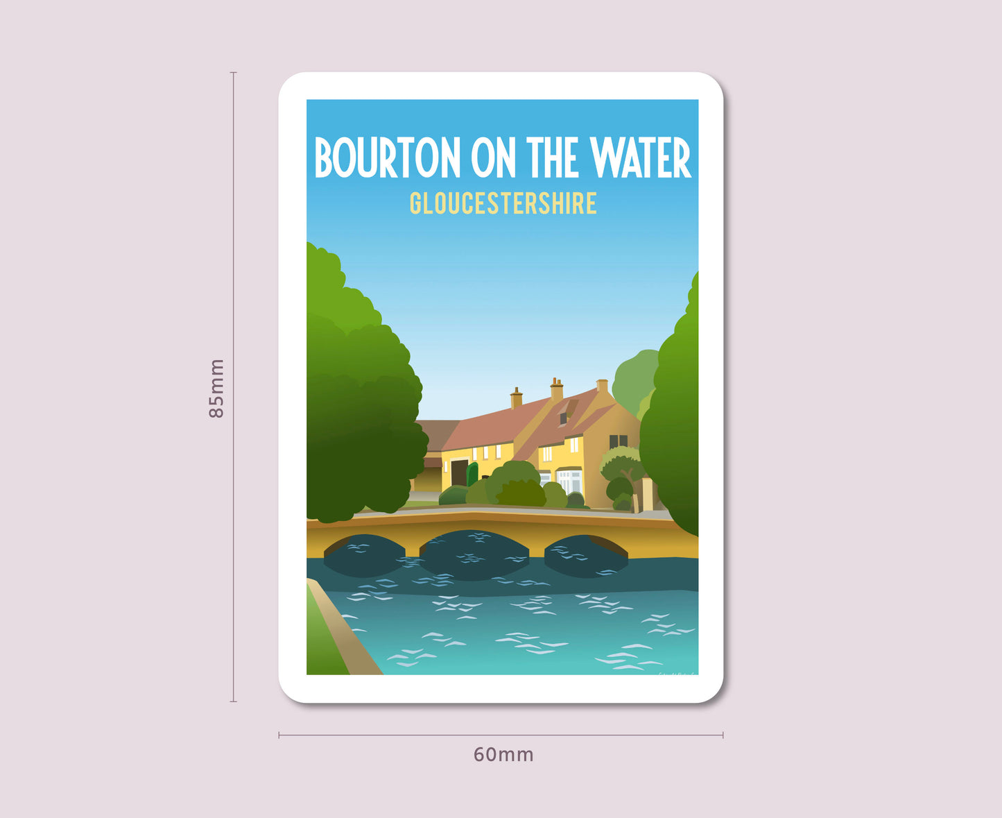 Bourton on the Water Fridge Magnet