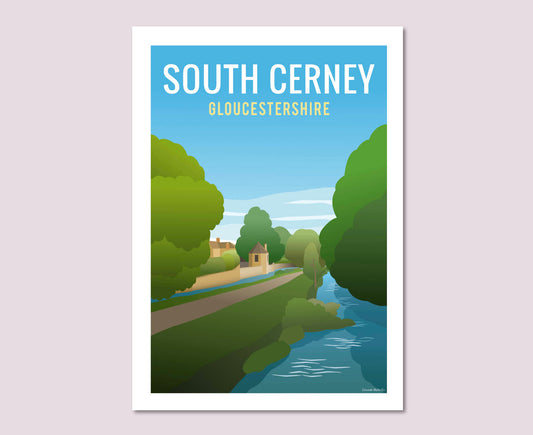 South Cerney Poster Print