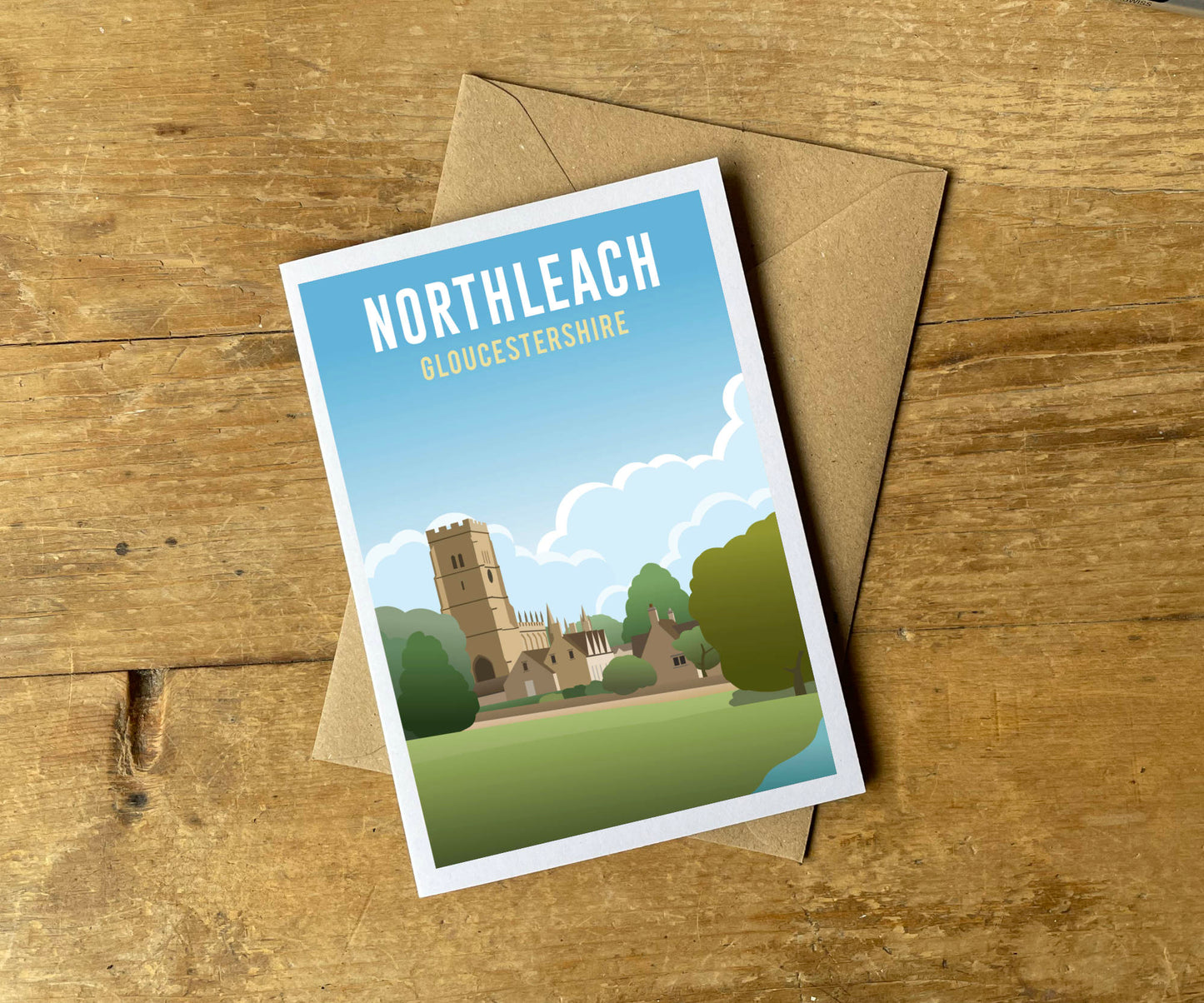 Northleach Greeting Card Notecard Envelope