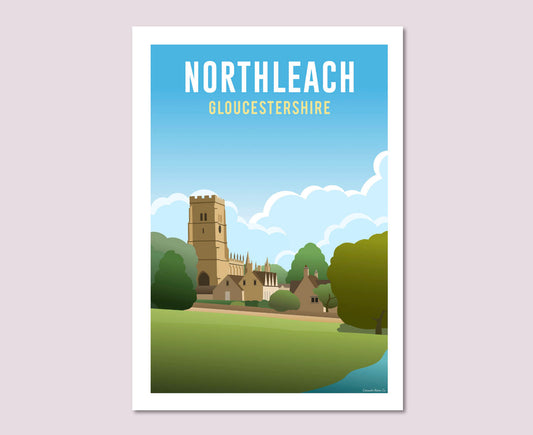 Northleach Church Poster Print