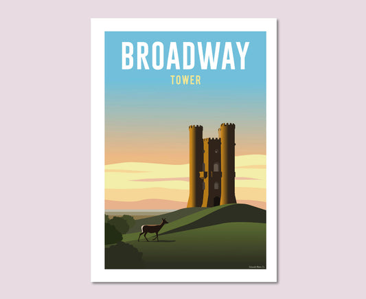 Broadway Tower Poster Print