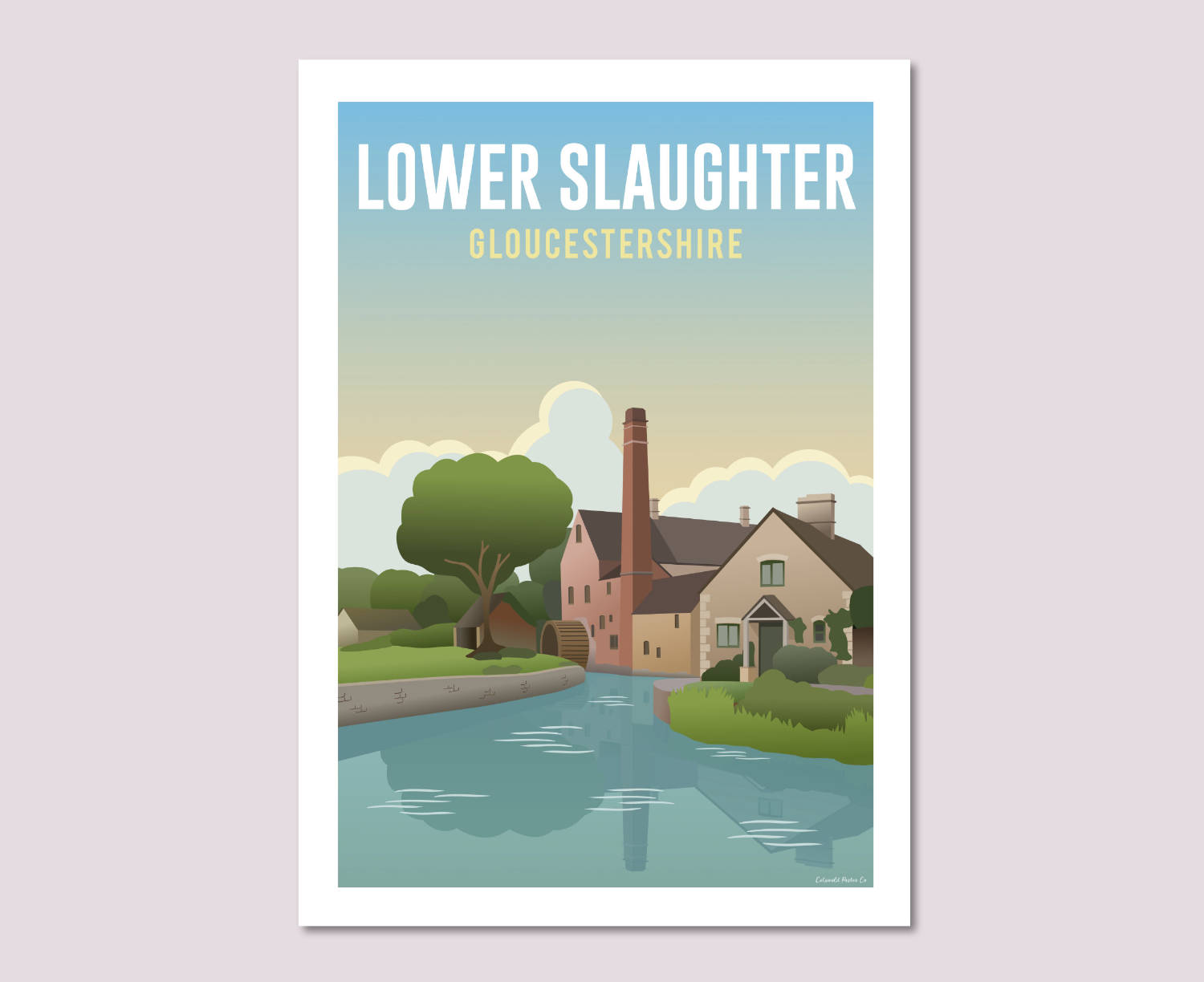 Lower Slaughter Poster