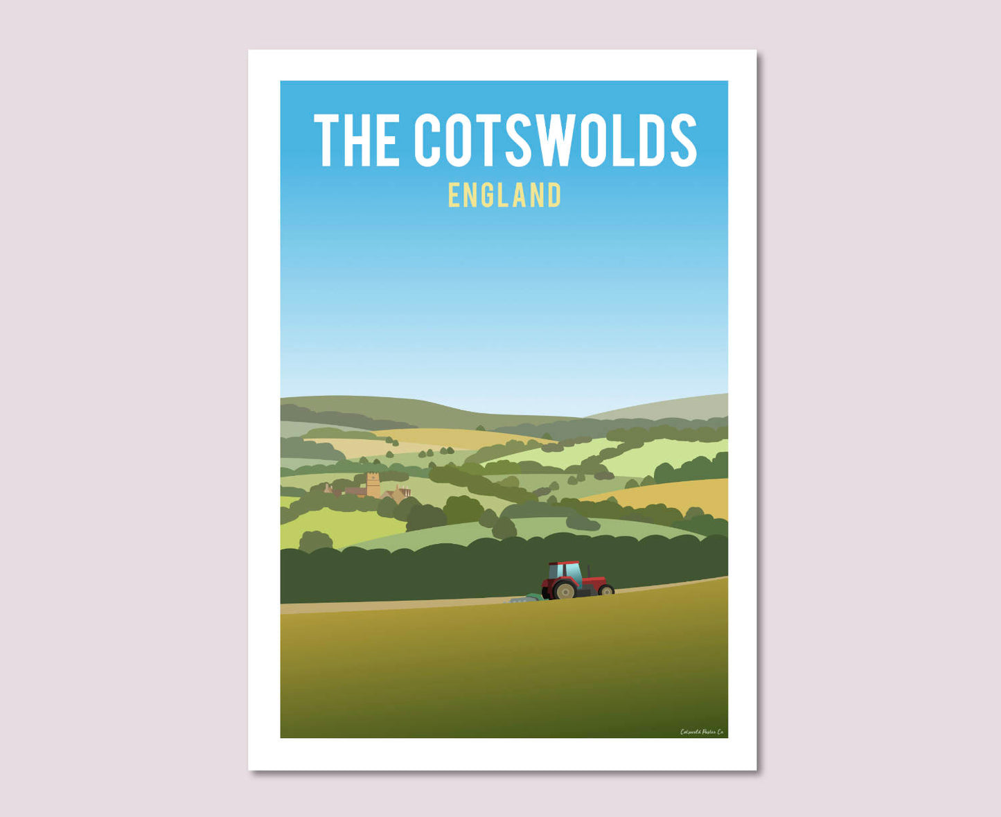 The Cotswold Hills Poster