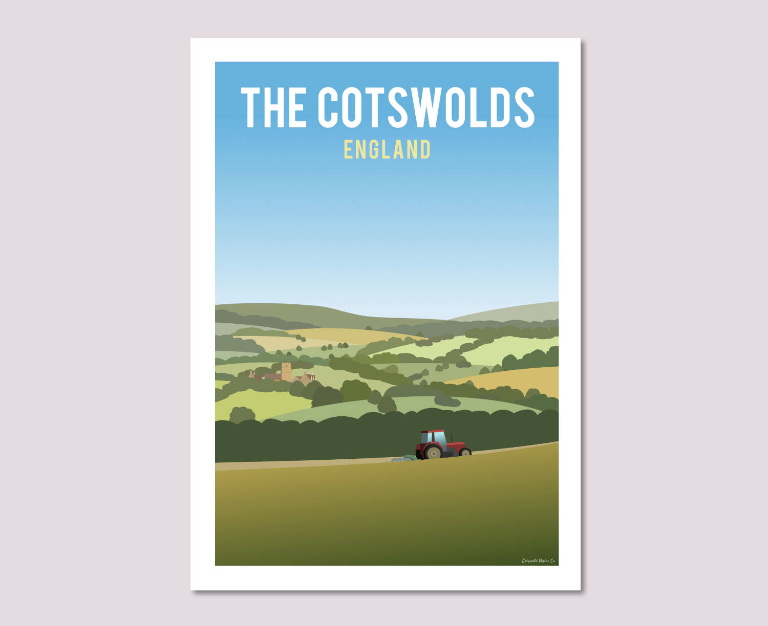The Cotswold Hills Poster