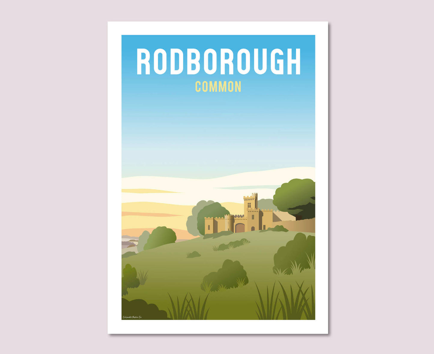 Rodborough Common Poster Print