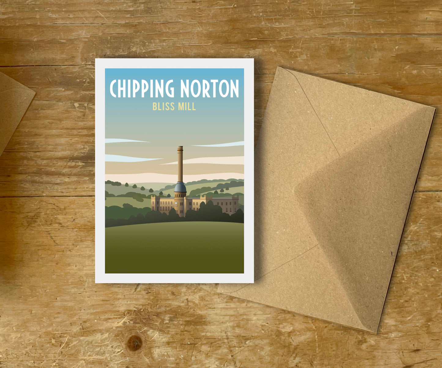 Chipping Norton Bliss Mill Greeting Card with envelope