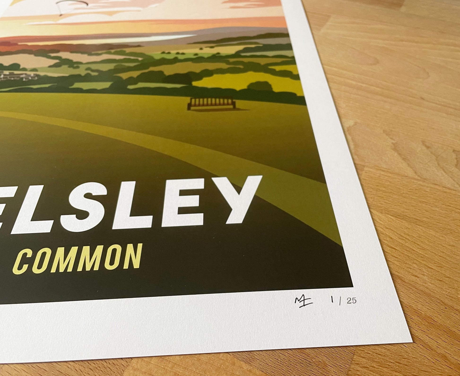 Selsley Common Limited Edition signed print