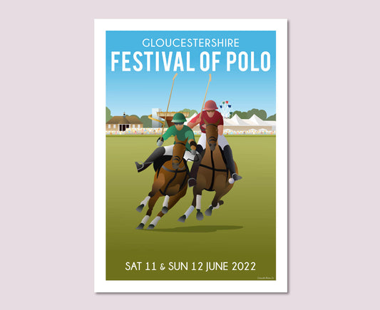 Gloucestershire Festival of Polo 2022 Poster